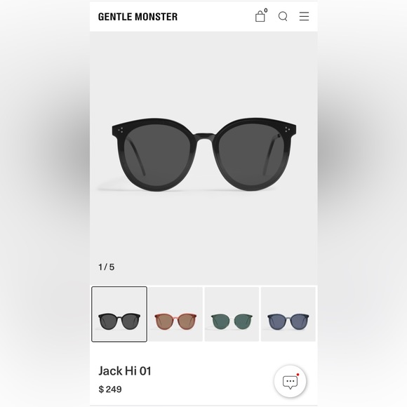 Gentle Monster Jack-hi Black Sunglasses - Picture 5 of 5
